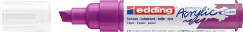 Acrylmarker edding e-5000 breed bessen rood