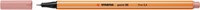 Fineliner STABILO point 88/28 donker blush