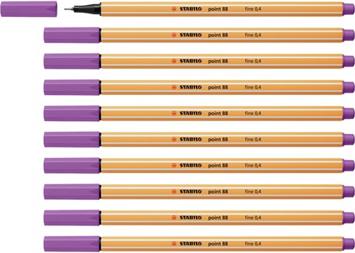 Fineliner STABILO point 88/60 vergrijsd violet-3