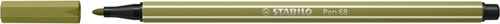 Viltstift STABILO Pen 68/37 modder groen