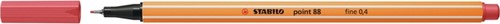 Fineliner STABILO point 88/47 modder groen