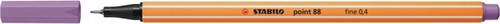 Fineliner STABILO point 88/62 pruimen paars