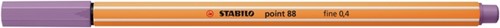 Fineliner STABILO point 88/62 pruimen paars-2