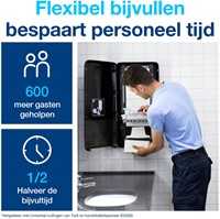 Handdoekdispenser Tork PeakServe Continuous 552508 zwart-2