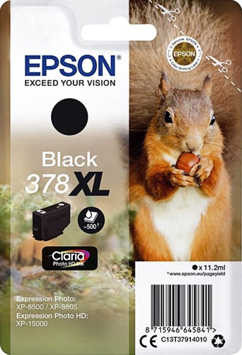 Inkcartridge Epson T3791 378XL zwart