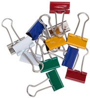 Papierklem Maul 213 Foldback 19mm capaciteit 7mm assorti ds/12-2
