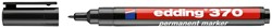 Viltstift Edding 370 rond 1mm zwart