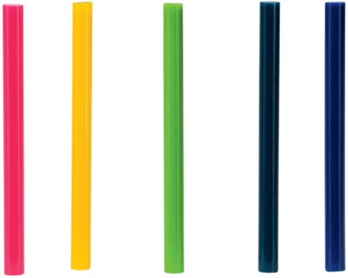 Lijmpatroon Rapid 7mm 5 kleuren assorti pk/36-3