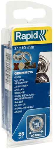 Zeilringen Rapid  Ø21x10mm pk/25-2