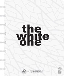 Schrift Adoc Recycled A5 144blz 80gr blanco PP wit