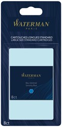 Inktpatroon Waterman internationaal Florida blauw pk/8