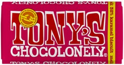 Chocolade Tony's Chocolonely reep 180gr melk karamel biscuit