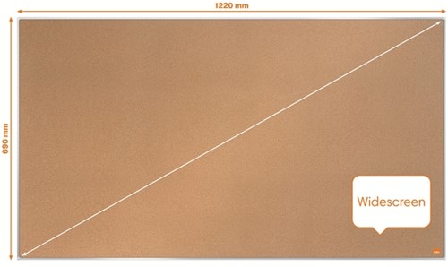 Prikbord Nobo Impression Pro Widescreen 122x69cm kurk-3
