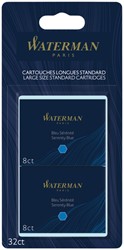 Inktpatroon Waterman internationaal Florida blauw pk/32