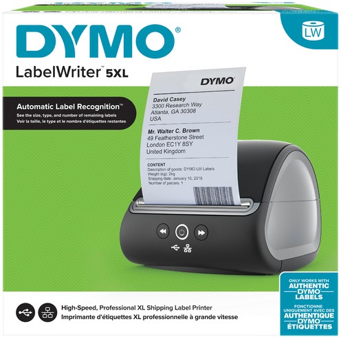 Labelprinter Dymo 5XL breedformaat etiket-3