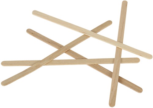Roerstaafje Biaretto hout 11cm 2000 stuks-3