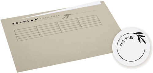 Secolor Tree-Free Omslag Tabrand A4 grijs pk/10