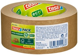 Verpakkingstape Tesa 50mmx50m eco 58291 bruin