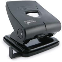 Perforator Rapesco PF827PB2 2-gaats Antibacterieel 30 vel Zwart