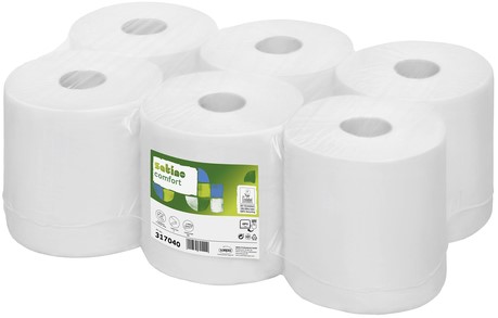 Poetsrol Satino Smart 1-laags 20cmx300m helder wit 6rol