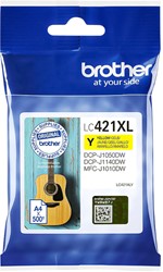 Inktcartridge Brother LC-421XL geel