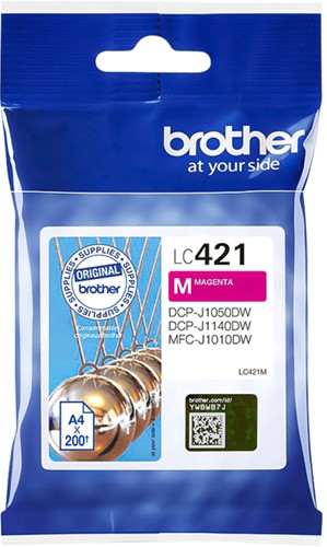 Inktcartridge Brother LC-421 magenta