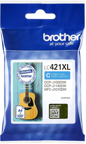 Inktcartridge Brother LC-421XL cyaan
