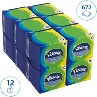 Tissue Kleenex kubus 3-laags 56stuks wit-2
