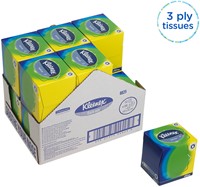 Tissue Kleenex kubus 3-laags 56stuks wit-2