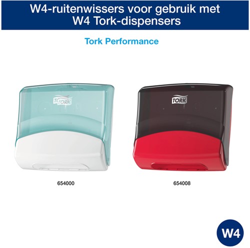 Reinigingsdoek Tork W4 530179 nonwoven 4x105vel-2