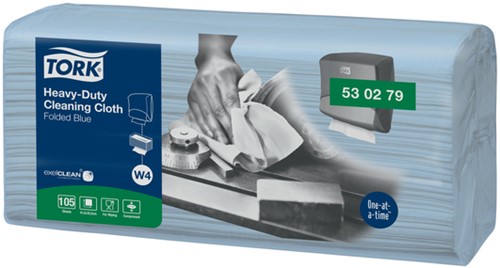 Reinigingsdoek Tork W4 530279 nonwoven 4x105vel