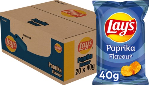 Lay's Chips Paprika zakje 40gr