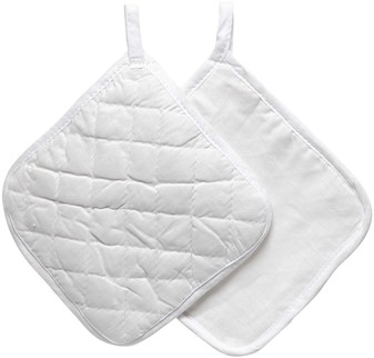 Pannenlappen Creotime 20x20cm wit