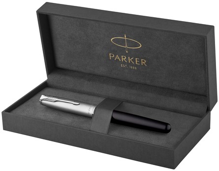 Vulpen Parker Sonnet Sand Blasted mtl-zw lacq F-2