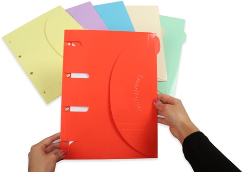 Smartfolder Tarifold A4 assorti gelamineerd pk/6