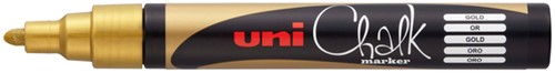 Krijtstift Uni-ball Chalk rond goud