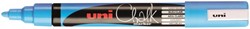 Krijtstift Uni-ball Chalk rond lichtblauw