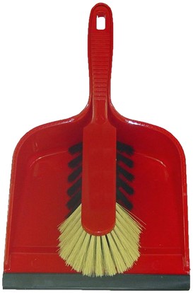 Stofblikset Cleaninq kunststof met rubberen lip