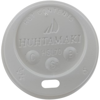 Bekerdeksel 70,3mm plastic machinebeker pk/100