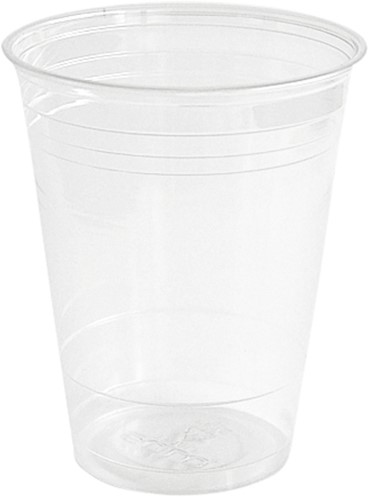 Beker transparant 300ml PET pk/50