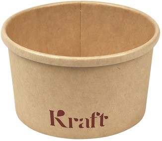 Soepbeker 230ml kraft Ø98mm pak/25
