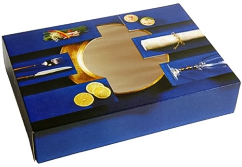 Cateringdoos Blueline 55,7cm rPET Pk/10