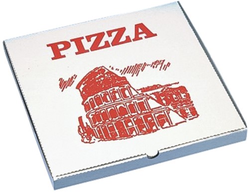 Pizzadoos 33cmx33x3cm vierkant pk/100
