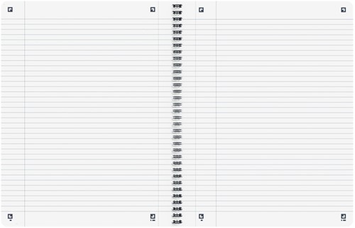 Spiraalblok Oxford Origin A4+ lijn 70vel blauw-3