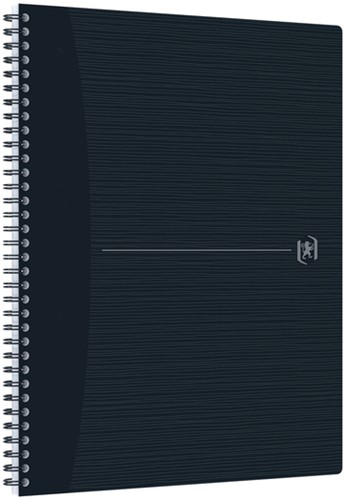 Spiraalblok Oxford Origin A4+ ruit 5mm 70vel zwart-2