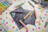 Kleurpotloden STABILO Woody 880/18 set à 6 pastelkleuren met puntenslijper-2