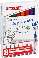 Viltstift Edding 361 whiteboard assorti pak/8