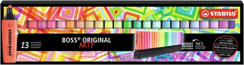 Markeerstift STABILO Boss Original Arty deskset à  23 kleuren