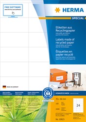 Herma recycled etiketten