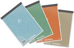 Schrijfblok A5 100vel 60gr lijn assorti